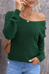 Cross Back Hollow-Out Sweater